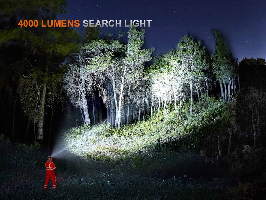 LANTERNA FRONTALA MODEL HP35R - 4000 LUMENI - BLACK - imagine 3